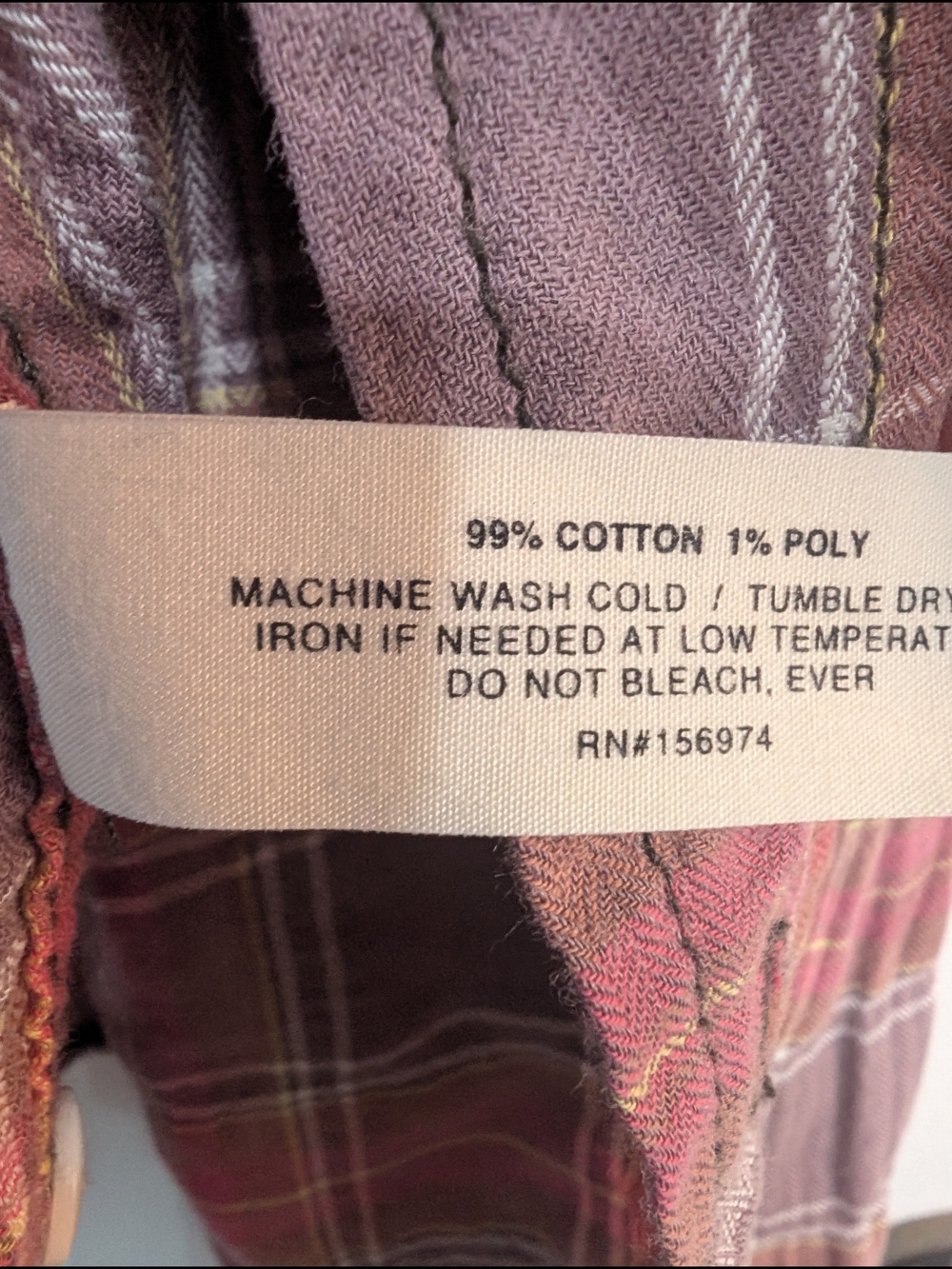 Imogene + Willie Earl Red Plaid Button-Up Shirt Unisex Size Small - Picture 6 of 7